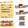E-FLITE UMX BEAST DECAL SET EFLU4065
