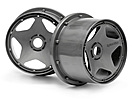 HPI BAJA SUPER STAR REAR WHEEL GUNMETAL (120 X 75MM/2PCS) 3227