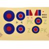 PARKZONE SPITFIRE MK IX DECAL SHEET PKZ5702