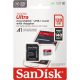 SANDISK 64GB MICROSDXC ULTRA MEMORY CARD - CLASS 10 - 30MB/S
